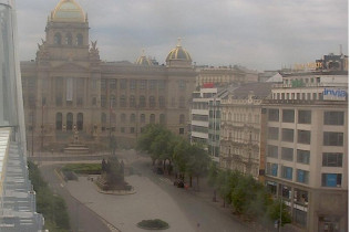 Náhledový obrázek webkamery Praha Václavské náměstí