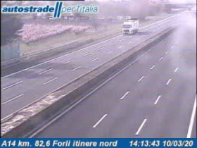 Náhledový obrázek webkamery Forlì - A14 - KM 82,6