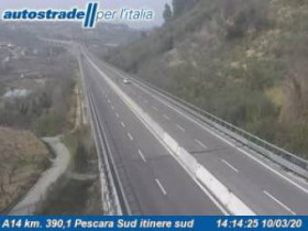 Náhledový obrázek webkamery Francavilla al Mare - A14 - KM 390,1