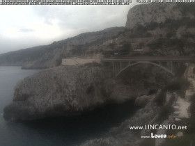 Náhledový obrázek webkamery Gagliano del Capo - Ponte Ciolo Leuca