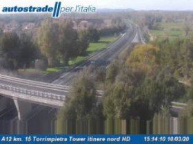 Náhledový obrázek webkamery Genova - A12 - KM 15,0