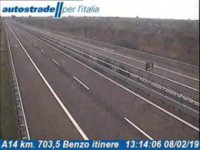 Náhledový obrázek webkamery Gioia del Colle - A14 - KM 703,5