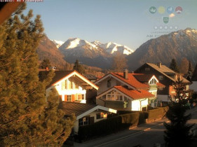 Náhledový obrázek webkamery Oberstdorf - Residenz am Fuggerpark