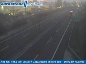 Náhledový obrázek webkamery Casalecchio di Reno - A01 - KM 194,0