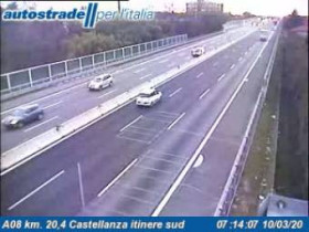Náhledový obrázek webkamery Castellanza - A08 - KM 20,4