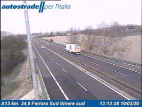 Náhledový obrázek webkamery Ferrara - A13 - KM 34,6