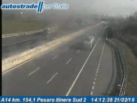 Náhledový obrázek webkamery Pesaro - A14 - KM 155,0