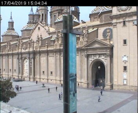 Náhledový obrázek webkamery Zaragoza - Plaza del Pilar