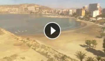 Náhledový obrázek webkamery Alicante - pláž de la Almadraba