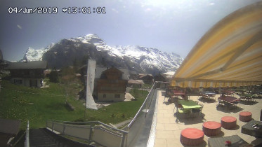 Náhledový obrázek webkamery Mürren - Hotel Bellevue