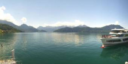 Náhledový obrázek webkamery Weggis - jezero Lucerne