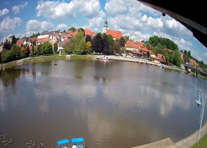 Náhledový obrázek webkamery Týn nad Vltavou - centrum