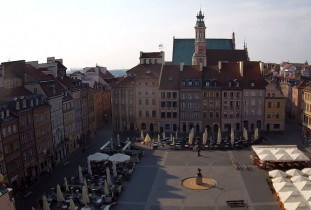 Náhledový obrázek webkamery Varšava - Staroměstské náměstí