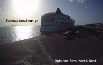 Náhledový obrázek webkamery Mykonos - přístav