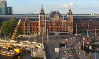 Náhledový obrázek webkamery Amsterdam - nádraží
