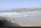 Náhledový obrázek webkamery Cornwall - pláž Polzeath 