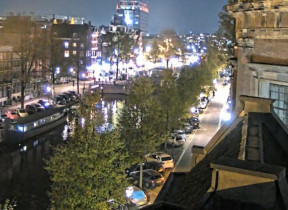 Náhledový obrázek webkamery Amsterdam - kanál Singel