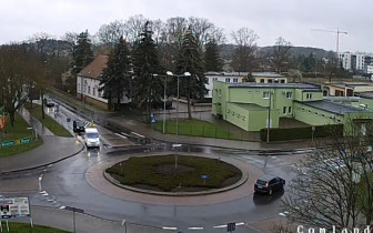 Náhledový obrázek webkamery Nowy Tomyśl - kruhový objezd Rondo Osiedlowe