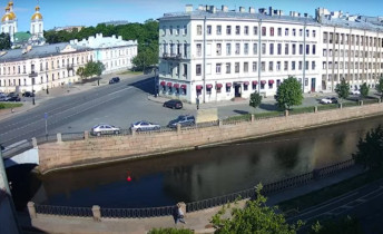 Náhledový obrázek webkamery Petrohrad - Gribojedovský kanál