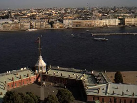 Náhledový obrázek webkamery Petrohrad - Petropavlovská pevnost