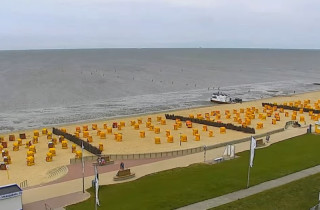 Náhledový obrázek webkamery Cuxhaven - pláž Duhnen Strand