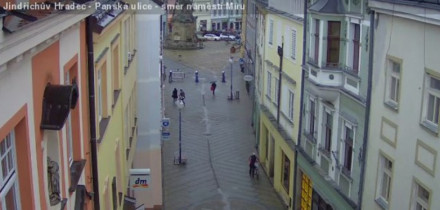 Náhledový obrázek webkamery Jindřichův Hradec - Panská ulice