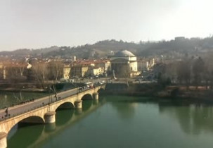 Náhledový obrázek webkamery Turín - Ponte Vittorio Emanuele - Gran Madre di Dio
