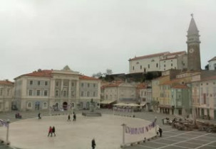 Náhledový obrázek webkamery Tartini náměstí - Pirano