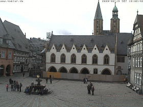 Náhledový obrázek webkamery Goslar - tržnice a radnice