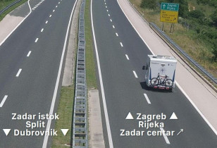 Náhledový obrázek webkamery Zadar - dálnice A1