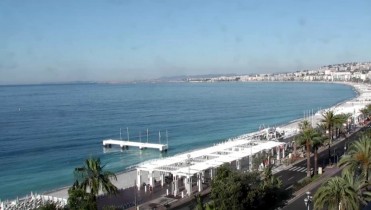 Náhledový obrázek webkamery Nice - la Promenade des Anglais