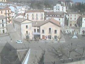 Náhledový obrázek webkamery Rivisondoli - náměstí Garibaldi