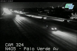 Náhledový obrázek webkamery Long Beach - I-405 North At Palo Verde Ave