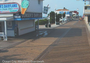 Náhledový obrázek webkamery Ocean City - Maryland Boardwalk