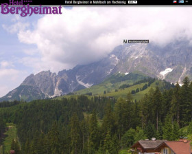 Náhledový obrázek webkamery Mühlbach am Hochkönig - Hotel Bergheimat