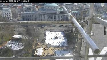 Náhledový obrázek webkamery Vídeň - Rathausplatz