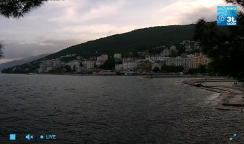 Náhledový obrázek webkamery Opatija - pláž