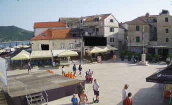 Náhledový obrázek webkamery Primošten - náměstí Rudina