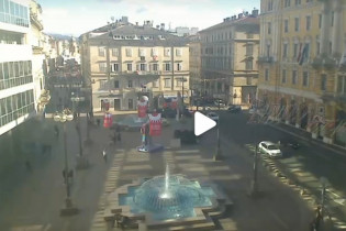 Náhledový obrázek webkamery Rijeka - Jadranské náměstí