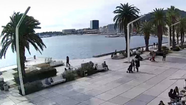 Náhledový obrázek webkamery Split - nábřeží