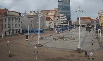 Náhledový obrázek webkamery náměstí Bana Jelačiće - Záhřeb