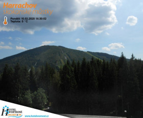 Náhledový obrázek webkamery Harrachov - pohled na Čertovu horu