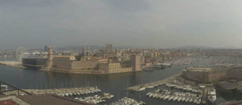 Náhledový obrázek webkamery Marseilles - Le Mucem - přístav