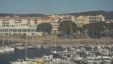Náhledový obrázek webkamery Sainte-Maxime - Plage Centre Ville